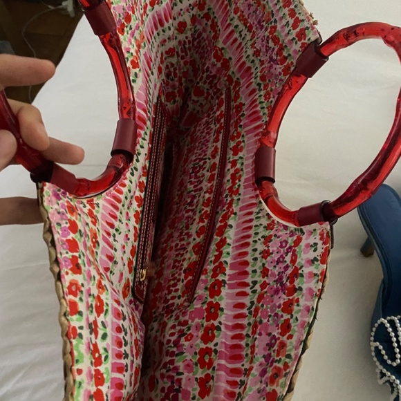 Frances Valentine Straw Tote - Picture 7 of 8